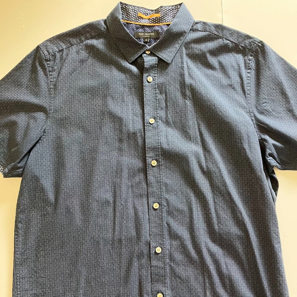 MEN'S TED BAKER BUTTON DOWN SHORT SLEEVE SHIRT